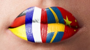 Mund mit verschiedenen Flaggenfarben geschminkt | Bild: www.br.de
