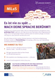 MiLaS Plakat Deutsch